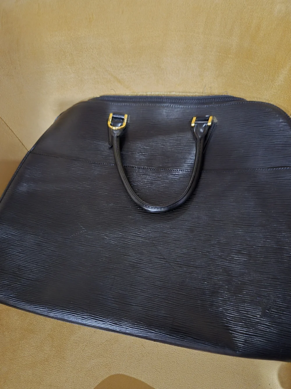 Louis Vuitton Epi Leather Sorbonne Briefcase / Handbag – Black Noir